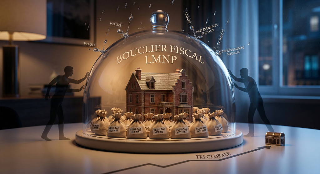 Comment Calculer la Rentabilité d’un Investissement Locatif ? 3 Optimisation fiscale LMNP : le bouclier fiscal pour protéger la rentabilité nette et le TRI d'un investissement locatif.