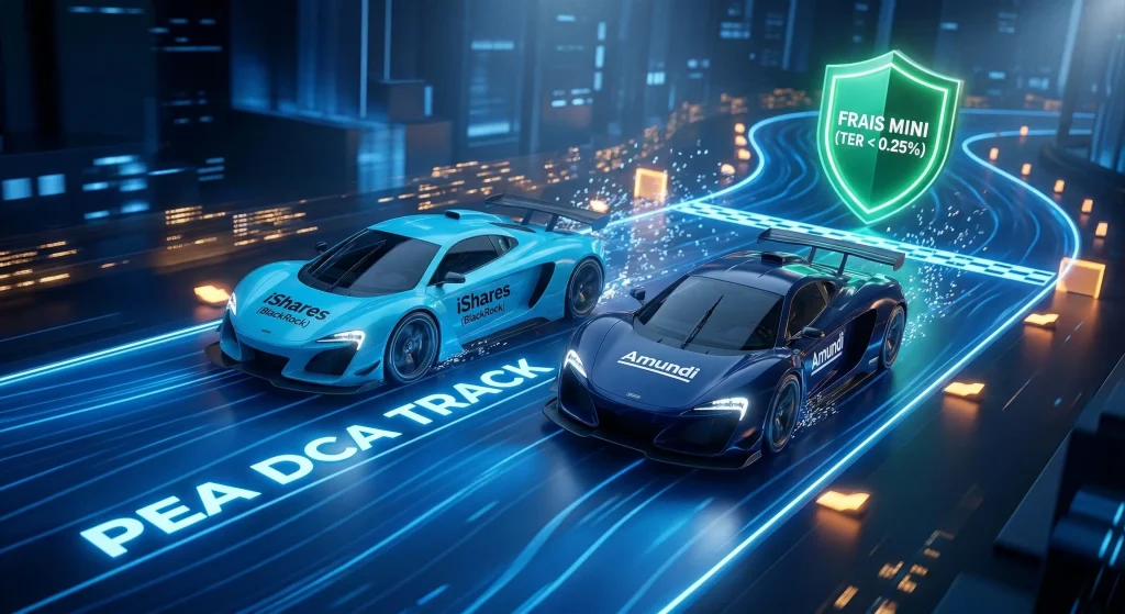 Pourquoi choisir le PEA pour son ETF Monde en 2026 ? 5 Comparaison entre les ETF iShares et Amundi sur PEA avec des frais de gestion infรฉrieurs ร 0,25%.