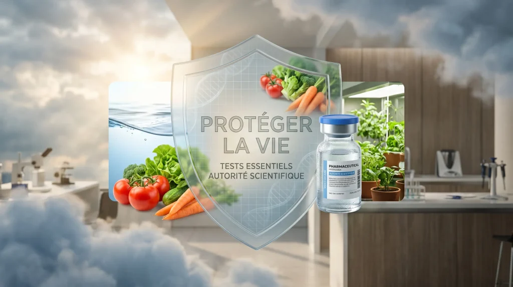 Avis Action Eurofins Scientific 2026 : Faut-il profiter de la baisse ? 12 Bouclier symbolisant l'autoritรฉ scientifique d'Eurofins dans les tests de sรฉcuritรฉ alimentaire, environnementale et pharmaceutique.