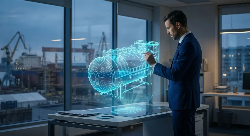 Action GTT en 2026 : Analyse Complรจte, Dividendes et Avis d'Investissement 2 Diagramme conceptuel de la transition รฉnergรฉtique pour l'action Gaztransport et Technigaz (GTT) : Un pont de lumiรจre 'TRANSITION รNERGรTIQUE' relie un terminal GNL (Gaz Naturel Liquรฉfiรฉ) ร une usine de 'PRODUCTION DโHYDROGรNE VERT (รlectrolyseurs Avancรฉs)' avec le logo H2. Reprรฉsente les relais de croissance de GTT (hydrogรจne vert, Danelec) aprรจs-GNL.