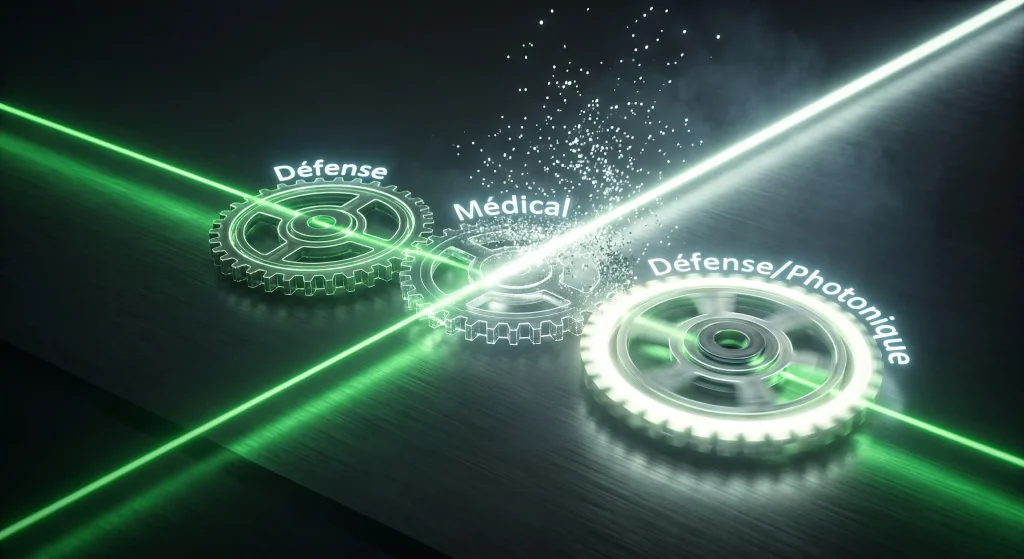 Action Lumibird (LBIRD) : Faut-il investir en 2026 ? Analyse Complรจte 10 Mutation stratรฉgique de Lumibird : pivot du secteur mรฉdical vers un modรจle Pure Player Dรฉfense et Photonique.